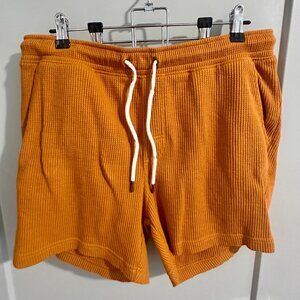 The Cannes Waffle Knit Shorts - Burnt Sienna PM